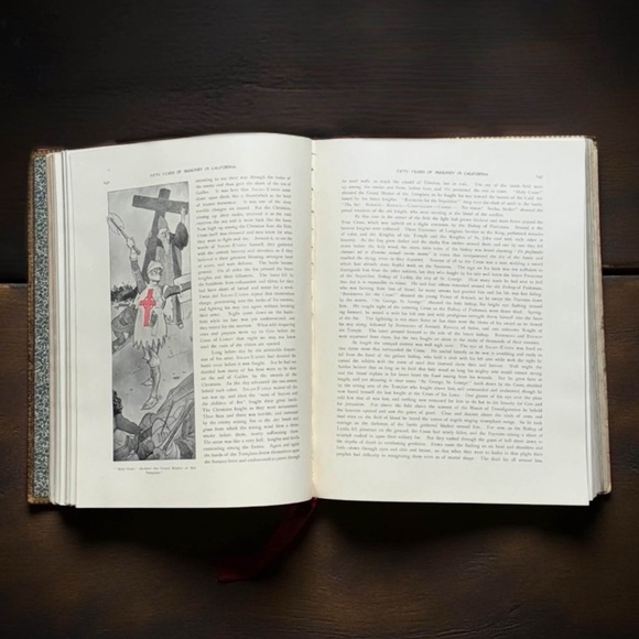 FIFTY YEARS OF MASONRY IN CALIFORNIA 1896 Vintage Books Volume l Volume ll Set - Picture 3 of 12